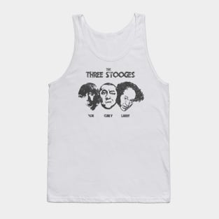 They are the amazing Three Stooges. Moe, Curly and Larry. Tank Top